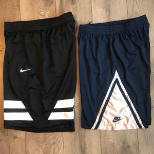 Bundle of TWO man NIKE men basketball shorts